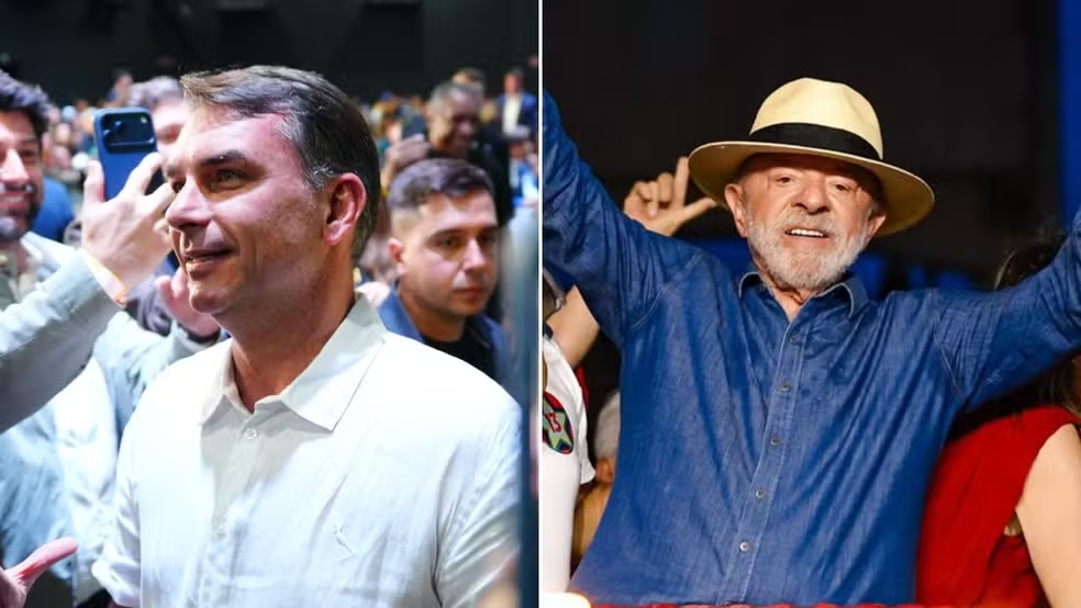 Pesquisa Quaest 2º turno: Flávio Bolsonaro tem 45% e Lula 44%